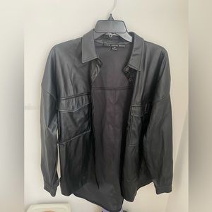 Leather Shacket